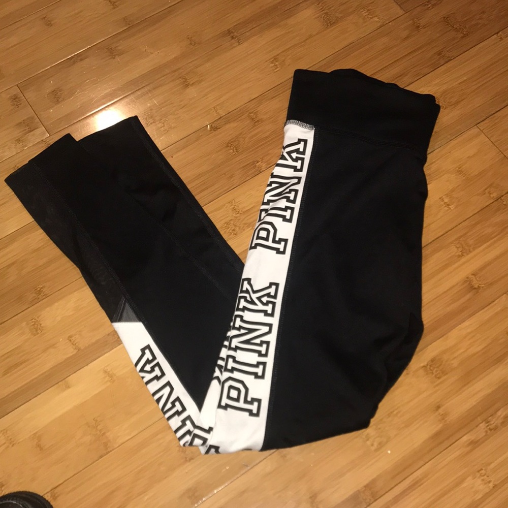 VS PINK logo leggings